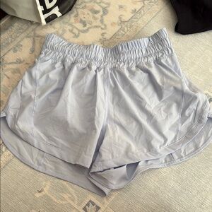 Lululemon Track That High Rise 3” Short - light purple